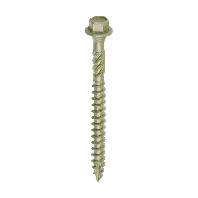 Timco Timber Frame Construction & Landscaping Screws Steel, Green, Lime, Ash