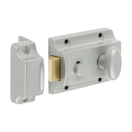 Traditional Nightlatch - Silver