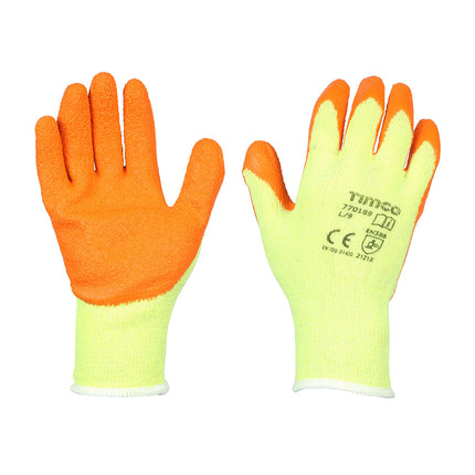 Timco Eco-Grip Gloves Yellow, Orange