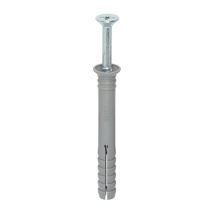 Timco Nylon Hammer Fixing, Pz, Zinc Steel
