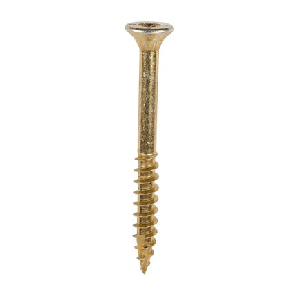 TIMCO C2 Clamp-Fix TX Double Countersunk Ribbed Woodscrews Twin-Cut Yellow 