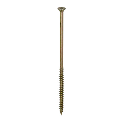 TIMCO C2 Clamp-Fix TX Double Countersunk Ribbed Woodscrews Twin-Cut Yellow 