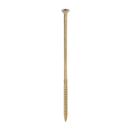 TIMCO C2 Clamp-Fix TX Double Countersunk Ribbed Woodscrews Twin-Cut Yellow 