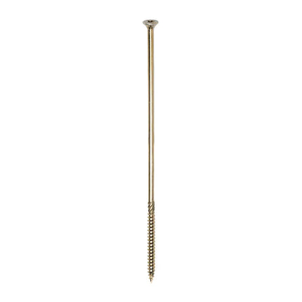 TIMCO C2 Clamp-Fix TX Double Countersunk Ribbed Woodscrews Twin-Cut Yellow 
