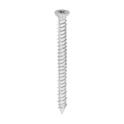 Concrete Screw - TX - Flat Countersunk - Exterior - Silver