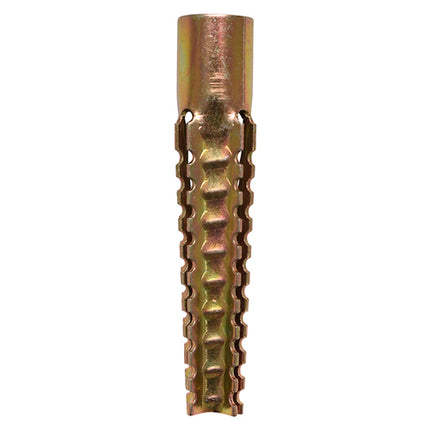 Timco Metal Expansion Plugs, Yellow Steel, Zinc