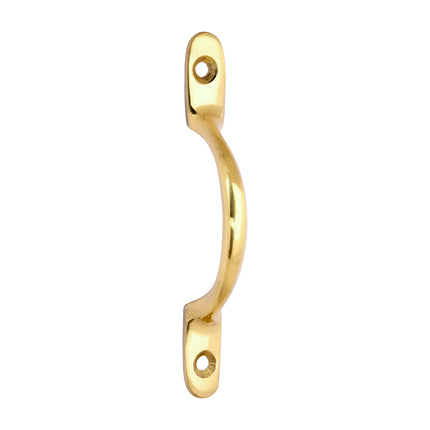 Timco Traditional Pattern Sash Pull Handle Brass, Lime