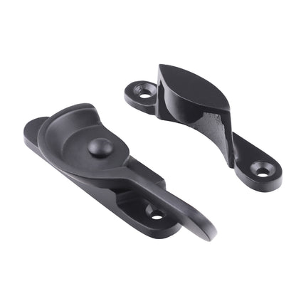 Timco Fitch Pattern Sash Fastener, Matt Black Brass, Lime