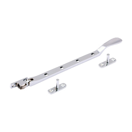 Timco Victorian Pattern Casement Stay Polished Chrome, Brass, Lime