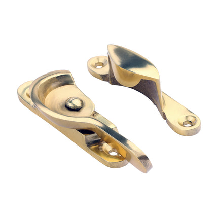 Timco Fitch Pattern Sash Fastener, Polished Brass Lime