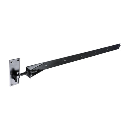 Timco Pair Of Adjustable Band & Hook On Plates, Black Steel