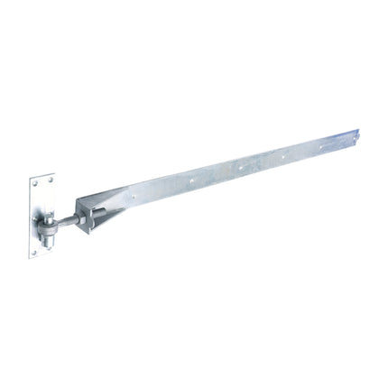 Timco Pair Of Adjustable Band & Hook On Plates Galvanised Steel