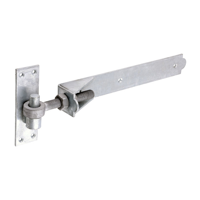 Pair of Adjustable Band & Hook on Plates - Hot Dipped Galvanised