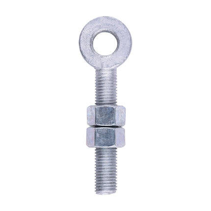 Timco Adjustable Gate Eye With Nuts Galvanised Steel, Lime