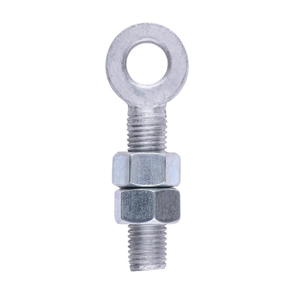 Timco Adjustable Gate Eye With Nuts Galvanised Steel, Lime