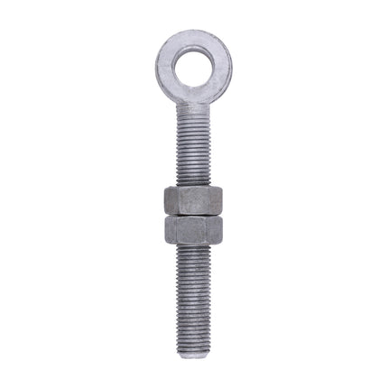 Timco Adjustable Gate Eye With Nuts Galvanised Steel, Lime