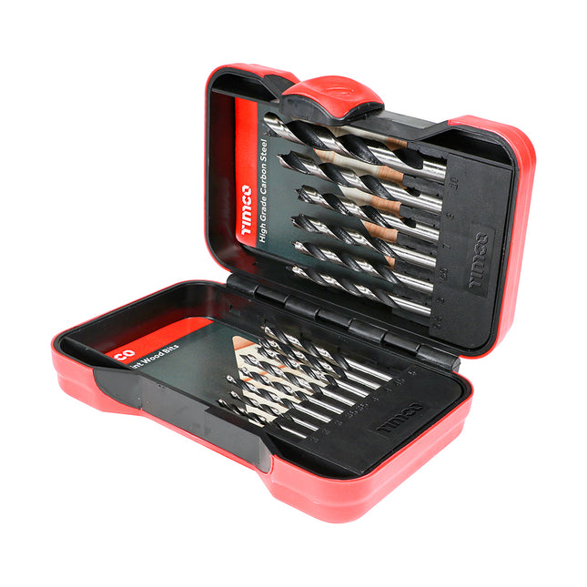 Timco Brad Point Wood Bit Set Steel