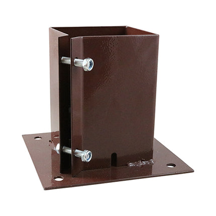 Timco Bolt Down Shoe, Bolt Secure, Oxide Red Steel