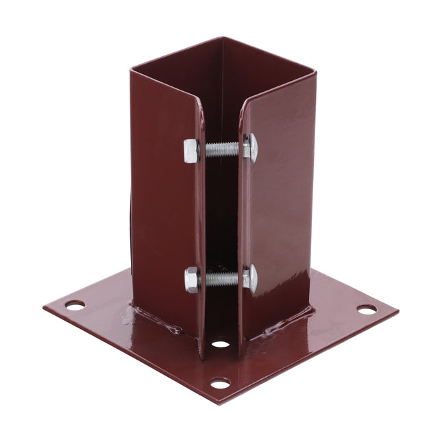 Timco Bolt Down Shoe, Bolt Secure, Oxide Red Steel