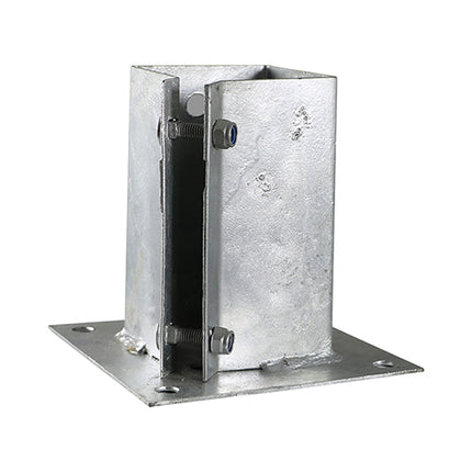 Timco Bolt Down Shoe, Hot Dipped Galvanised Steel