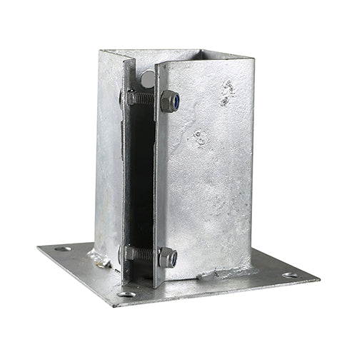Timco Bolt Down Shoe, Hot Dipped Galvanised Steel
