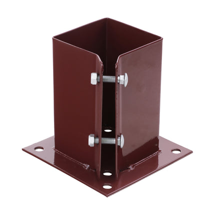 Timco Bolt Down Shoe, Bolt Secure, Oxide Red Steel