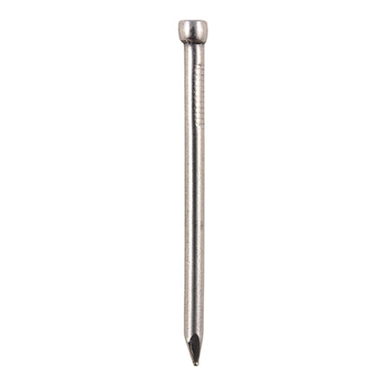 Timco Round Lost Head Nails, Bright Steel