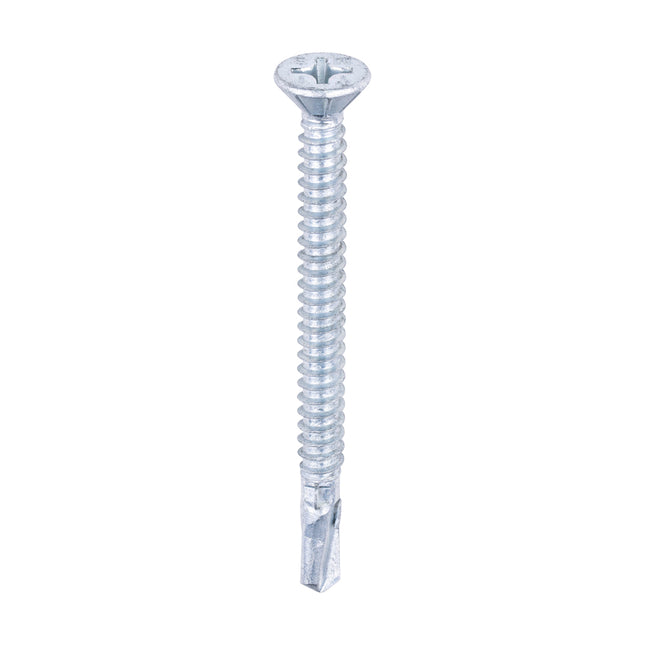 Timco Metal Construction Timber To Light Section Screws Stainless Steel, Steel, Silver, Lime