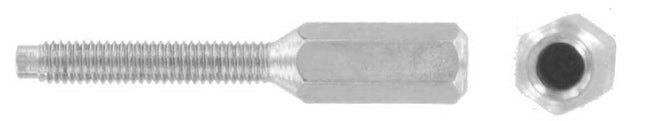 Deligo M3.5 Steel Nickel Plated Socket Connector Studs (BPNCS)