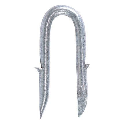Timco Barbed Staples, Galvanised Steel