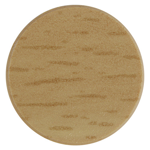 Self-Adhesive Cover Caps - Beech