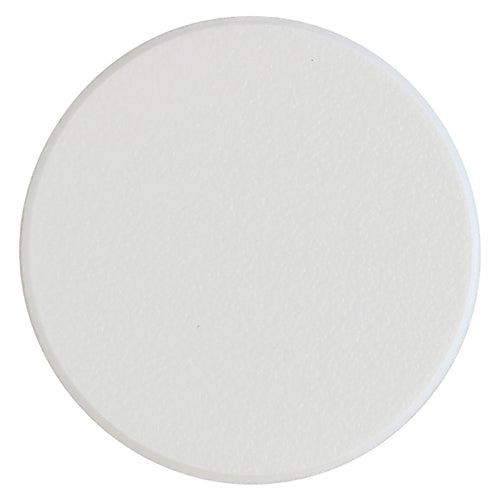 Self-Adhesive Cover Caps - White Matt