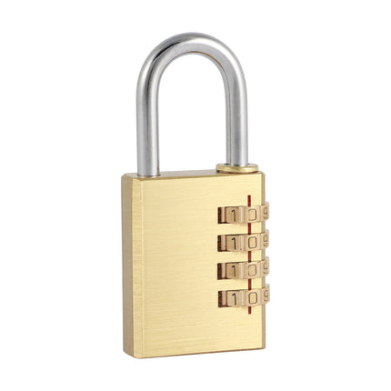 Timco Brass Combi Padlock Clear