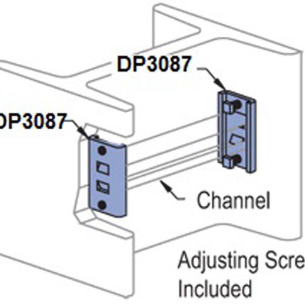 Deligo DP3087 Internal Beam Clamp (Pair)