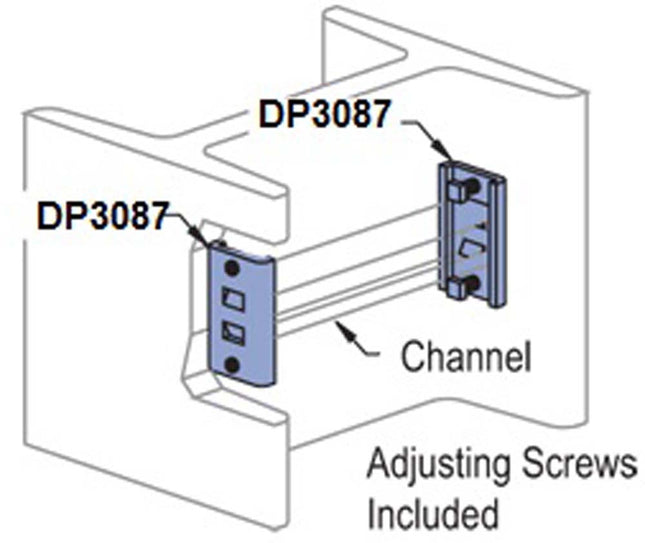 Deligo DP3087 Internal Beam Clamp (Pair)