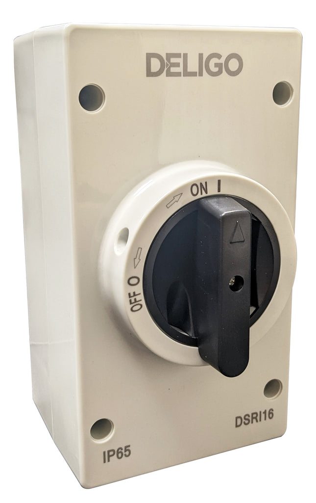 Deligo 16A DC Rotary Isolator Switch - DSRI16