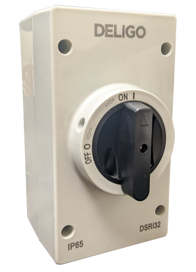 Deligo 32A DC Rotary Isolator Switch - DSRI32