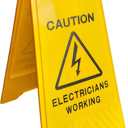 Deligo EWS Caution Electrician's Working Stand 300x620mm