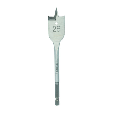 Timco Flat Wood Bit Steel
