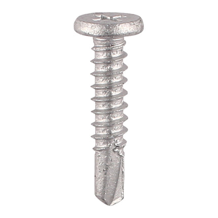 Metal Construction Sheet & Framing Screws - PH - Low Profile Pancake - Exterior - Silver Organic