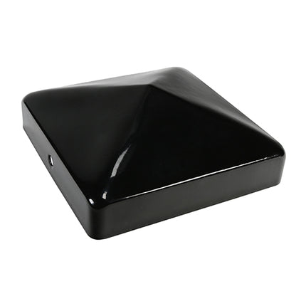 Timco Fence Post Cap, Epoxy Black Steel