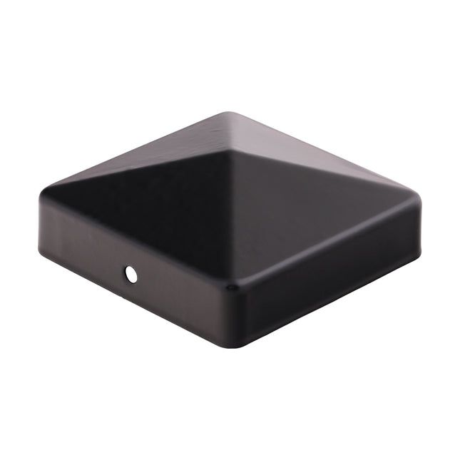 Timco Fence Post Cap, Epoxy Black Steel