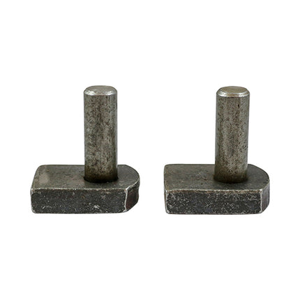 Timco Gate Hooks To Weld, Self Coloured Steel
