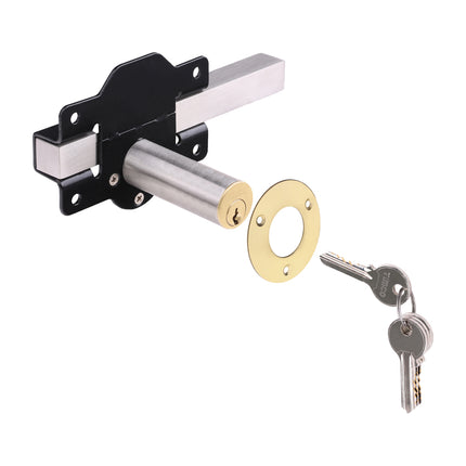 Timco Throw Locks, Single, Black Steel