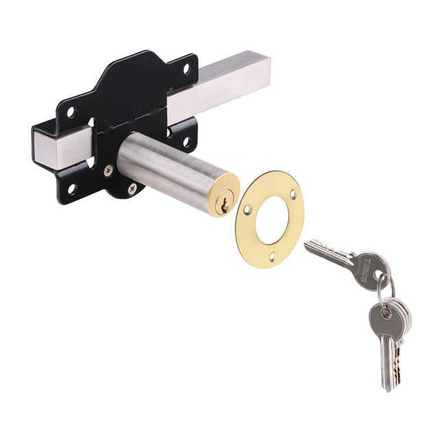 Timco Throw Locks, Single, Black Steel