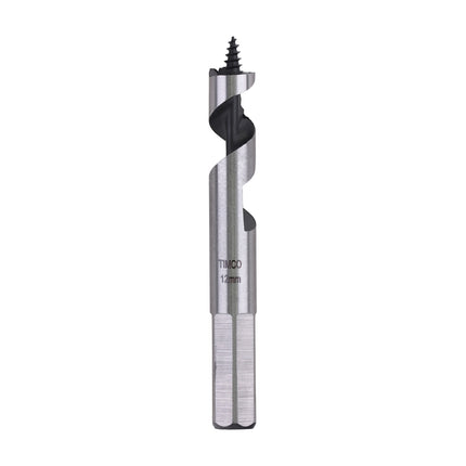Timco Wood Auger Bit, Hex Shank Steel