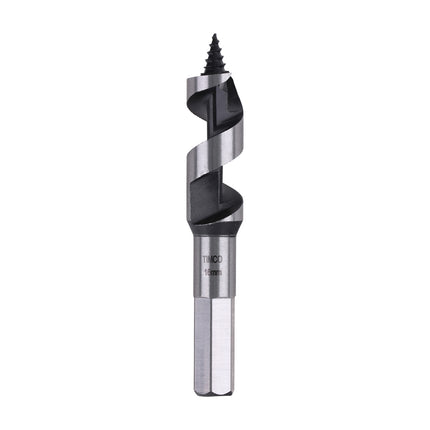 Timco Wood Auger Bit, Hex Shank Steel
