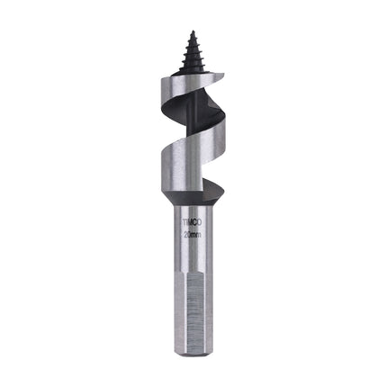 Timco Wood Auger Bit, Hex Shank Steel