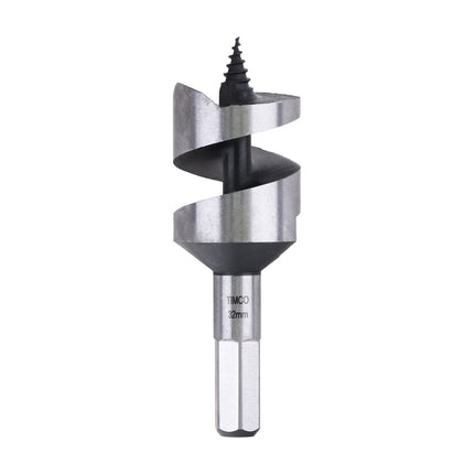 Timco Wood Auger Bit, Hex Shank Steel