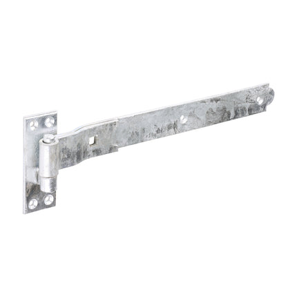 Timco Pair Of Cranked Band & Hook On Plates Galvanised Steel